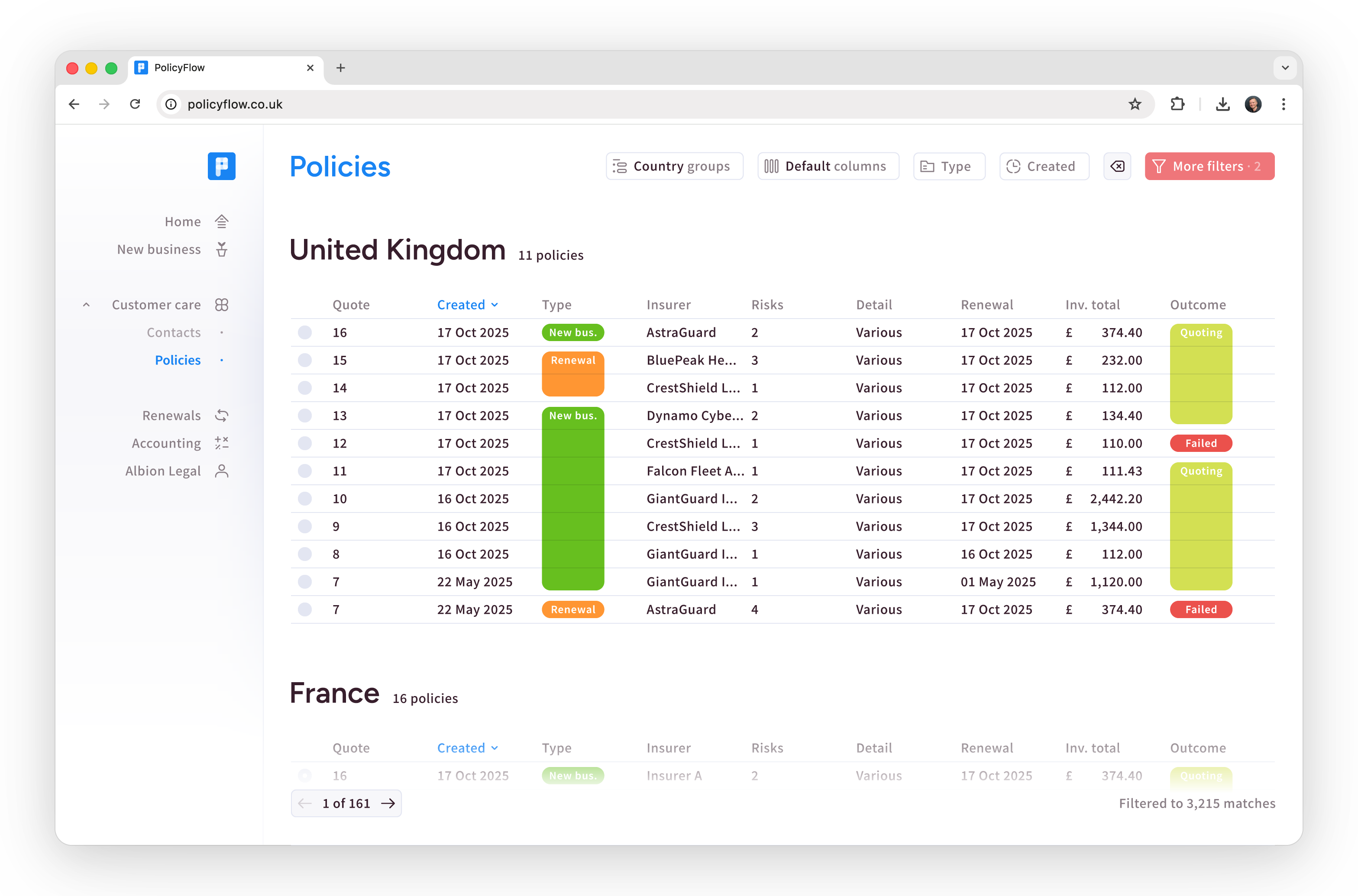 Data viewer screenshot